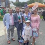 Charlotte Hawkins Instagram - Ladies Day at @yorkraces! What a brilliant day, I loved being back with the @itvracing team.. & of course the fabulous @markheyesstylist! We chatted to so many lovely racegoers who were all having such a special day. And I love it when an outfit comes together.. with local Yorkshire designers @rhoadesfashion & @georgedurdy to thank! Plus @sophierosekirkwood & @emmaacopee for top-notch styling. And I must give a mention to the stunning @racheljacksonjewellery earrings - hard to get a photo of, but a perfect match for the hat! You can see all the team back on @itv tomorrow with the action, & I’ll see you back on @gmb tomorrow morning bright & early from 6am.. 😁 #york #yorkraces #ladiesday #yorkladiesday #yorkracecourse #millinery #hats #printdress #localfashion #supportlocal #itv #itvracing