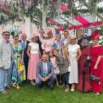 Charlotte Hawkins Instagram - Ladies Day at @yorkraces! What a brilliant day, I loved being back with the @itvracing team.. & of course the fabulous @markheyesstylist! We chatted to so many lovely racegoers who were all having such a special day. And I love it when an outfit comes together.. with local Yorkshire designers @rhoadesfashion & @georgedurdy to thank! Plus @sophierosekirkwood & @emmaacopee for top-notch styling. And I must give a mention to the stunning @racheljacksonjewellery earrings - hard to get a photo of, but a perfect match for the hat! You can see all the team back on @itv tomorrow with the action, & I’ll see you back on @gmb tomorrow morning bright & early from 6am.. 😁 #york #yorkraces #ladiesday #yorkladiesday #yorkracecourse #millinery #hats #printdress #localfashion #supportlocal #itv #itvracing