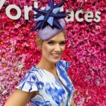 Charlotte Hawkins Instagram - Ladies Day at @yorkraces! What a brilliant day, I loved being back with the @itvracing team.. & of course the fabulous @markheyesstylist! We chatted to so many lovely racegoers who were all having such a special day. And I love it when an outfit comes together.. with local Yorkshire designers @rhoadesfashion & @georgedurdy to thank! Plus @sophierosekirkwood & @emmaacopee for top-notch styling. And I must give a mention to the stunning @racheljacksonjewellery earrings - hard to get a photo of, but a perfect match for the hat! You can see all the team back on @itv tomorrow with the action, & I’ll see you back on @gmb tomorrow morning bright & early from 6am.. 😁 #york #yorkraces #ladiesday #yorkladiesday #yorkracecourse #millinery #hats #printdress #localfashion #supportlocal #itv #itvracing