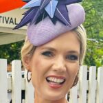 Charlotte Hawkins Instagram - Ladies Day at @yorkraces! What a brilliant day, I loved being back with the @itvracing team.. & of course the fabulous @markheyesstylist! We chatted to so many lovely racegoers who were all having such a special day. And I love it when an outfit comes together.. with local Yorkshire designers @rhoadesfashion & @georgedurdy to thank! Plus @sophierosekirkwood & @emmaacopee for top-notch styling. And I must give a mention to the stunning @racheljacksonjewellery earrings - hard to get a photo of, but a perfect match for the hat! You can see all the team back on @itv tomorrow with the action, & I’ll see you back on @gmb tomorrow morning bright & early from 6am.. 😁 #york #yorkraces #ladiesday #yorkladiesday #yorkracecourse #millinery #hats #printdress #localfashion #supportlocal #itv #itvracing