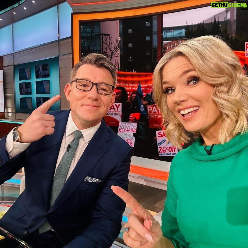 Charlotte Hawkins Instagram - Friday on @gmb - things became a lot clearer for @benshephardofficial after I lent him my reading glasses.. but maybe he needs a hearing aid as well as I definitely said ‘SHEETING rain’ when talking about the weather 🤦🏼‍♀️😂 @heathersmallmpeople popped in to talk about performing at Chester Cathedral (plus what she thinks of politicians using her songs!), and @gylesbrandreth on the Queen’s new podcast (sporting another glorious jumper) #gmb #goodmorningbritain