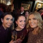 Charlotte Hawkins Instagram - With these two sisters - how are @christinelampard & @lauratobinweather not actually related?!😂What an evening catching up with everyone at @piersmorgan’s Christmas party @richardmadeleyofficial @brunotonioliofficial @kellyhoppen @celia.walden 🥂❤️🎅🏼