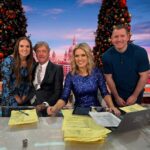 Charlotte Hawkins Instagram – Monday’s @gmb! 👋 Such a lovely morning… with the inspirational @tonyhudgell.bear to hear about his Christmas campaign, chatting @dancingonice with @torvillanddeanofficial, debating is it cheating to cook your Christmas dinner in an air fryer with @danhunter9 & @allegrabenitah. And the festive sparkle is out now we are ONE WEEK away from the big day! 🎅🏼 Back tomorrow with @richardmadeleyofficial to do it all again, see you then! #gmb #goodmorningbritain