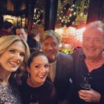 Charlotte Hawkins Instagram – With these two sisters – how are @christinelampard & @lauratobinweather not actually related?!😂What an evening catching up with everyone at @piersmorgan’s Christmas party @richardmadeleyofficial @brunotonioliofficial @kellyhoppen @celia.walden 🥂❤️🎅🏼