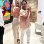 Chase Stokes Instagram - magical night with magical people. swipe 4 me and big john doin what we do ❤️ also thx joe for DJ’ing @armanibeauty #aquadigio