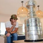 Chase Stokes Instagram - it’s Tuesday and the Stanley Cup came to my house. wtf