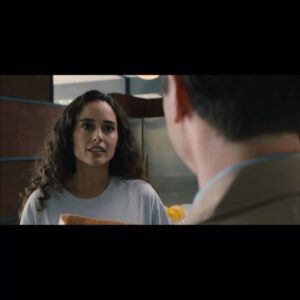 Chelsea Gilligan Instagram - WATCH: Who wants a sneak peek of Mid Century?!! 🎥💀🍿 Fun Fact: For this scene we rehearsed, blocked out the shot and practiced the head butt maybe 15 times. And each time went splendid. BUT…. Once @sonjakohara yelled action, adrenaline took over and I accidentally ACTUALLY head butted @mikesternusa . We stopped, watched playback and all agreed “That’s the Take” sorry again Mike🤍 MID CENTURY OUT JUNE 17th!!!