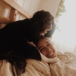Chelsea Gilligan Instagram - My Little Duchess went to heaven yesterday. My heart aches. You left too soon little one, I wasn’t done loving you. To feel your fur one more time. To Cuddle you. Playing with you. Hearing your snores that woke me up every night. Coming home to the wiggliest of wiggles. To say I love you one more time…. Most of you knew her and got to experience her endless wet kisses, unconditional love and her big wiggly butt heart.. I love you Duchess. My little Koala Bear.. Friends, if you’ll do me a favor, below if you could write a memory you have of Duchess. DM me photos.. I’d love to hear. I appreciate you🩶🕊️ Los Angeles, California
