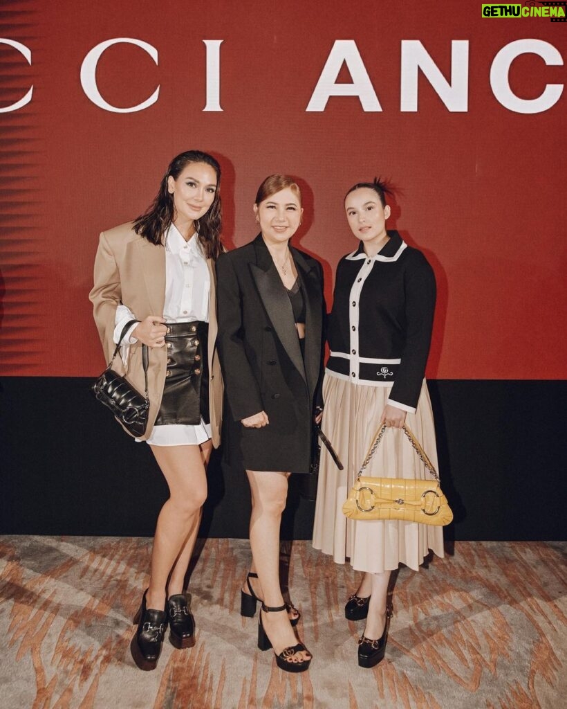 Chelsea Islan Instagram - Recap of GUCCI Ancora’s Fashion Show viewing last week! ✨ @gucci @sabatods #GucciAncora Park Hyatt Jakarta