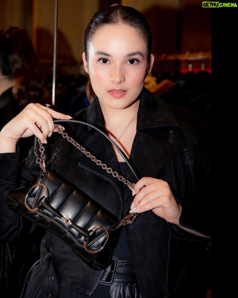 Chelsea Islan Instagram - My current obsession: @gucci’s latest collection; The Horsebit Chain Shoulder Bag 🖤❤‍🔥