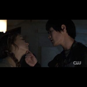 Chelsey Reist Instagram - wild about this guy so let’s shout out to him on his bday!
my on screen love, life and loss. 
my off screen buddy during the wildest five season ride. 
a present heart in our scenes and a quirky one off set. 
the most supportive acting partner allowing for moments that i will always cherish. 
to a very talented man who will mean the world to me until this world ends, once again. hopefully next time no one gets floated. 
love ya, Chris. 
the happiest of birthdays to you, my friend!

lemme know if that flip phone of yours ever let’s you see this, ya?

#greenisgood @christopher.john.larkin #marper #montygreen #the100 
check out his album #thehappiestalbumevermade on @spotify