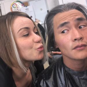 Chelsey Reist Instagram - wild about this guy so let’s shout out to him on his bday!
my on screen love, life and loss. 
my off screen buddy during the wildest five season ride. 
a present heart in our scenes and a quirky one off set. 
the most supportive acting partner allowing for moments that i will always cherish. 
to a very talented man who will mean the world to me until this world ends, once again. hopefully next time no one gets floated. 
love ya, Chris. 
the happiest of birthdays to you, my friend!

lemme know if that flip phone of yours ever let’s you see this, ya?

#greenisgood @christopher.john.larkin #marper #montygreen #the100 
check out his album #thehappiestalbumevermade on @spotify