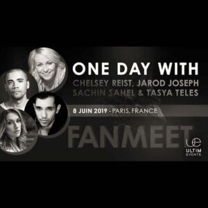 Chelsey Reist Instagram - IT’S PARIS TIME!! One day with chelsey has grown to one day with a full kru! tas, jarod, sachie & william! 
I wanna know who is coming. And who is on the fence so we can publicly pressure you to come have fun with us 😇

posting from the airport en route to ya, #lafamille ! check @ultimeventz to come join!

#harperthe100 #benchwarmers2 #narcoleap #chelseyreist #jarodjoseph #williammiller #tasyateles #sachinsahel #the100 #paris