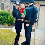 Cherie Jimenez Instagram – 🦇🐈‍⬛🦸🏻‍♂️ • 🎃 • ♥️ Our first Halloween was a success 👻 Austin, Texas