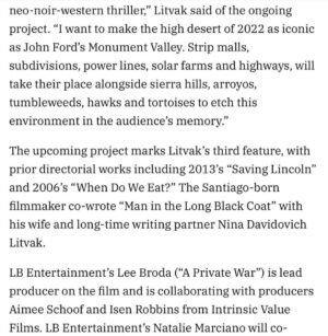 Cherie Jimenez Instagram - & just like that the Universe had other plans for me.. 🪄🎬 There are truly no words to describe the gratitude I feel to be part of telling this powerful story. Honored to be part of this iconic cast & work with dream filmmakers on @man_inthe_longblackcoat ✨ Thank you to the best team I could ever ask for @alex.gittelson & @agentsnmk ❤️‍🔥 So excited to share it with the world.. I am just beginning..🪄