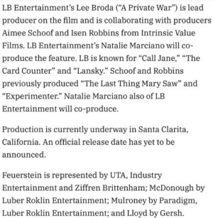 Cherie Jimenez Instagram - & just like that the Universe had other plans for me.. 🪄🎬 There are truly no words to describe the gratitude I feel to be part of telling this powerful story. Honored to be part of this iconic cast & work with dream filmmakers on @man_inthe_longblackcoat ✨ Thank you to the best team I could ever ask for @alex.gittelson & @agentsnmk ❤️‍🔥 So excited to share it with the world.. I am just beginning..🪄