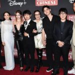 Chin Han Instagram - Family ❤️ Repost from @disneyplus • Worlds collided at the premiere of #AmericanBornChinese in New York City yesterday. ❤️ The Original series is streaming May 24, only on #DisneyPlus. Radio City Music Hall