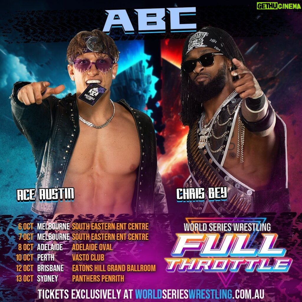 Chris Bey Instagram - THE ABC 🇦🇺 TOUR CONTINUES Melbourne, Victoria, Australia