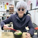 Chris Chiu Instagram - 我復活囉～！！哈哈哈哈 Happy Halloween🔥🔥 😎😎😎 去吃碗牛肉麵可以吧😂😂 #五條悟 #萬聖節