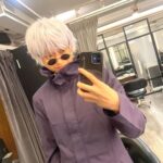 Chris Chiu Instagram - 我復活囉～！！哈哈哈哈 Happy Halloween🔥🔥 😎😎😎 去吃碗牛肉麵可以吧😂😂 #五條悟 #萬聖節
