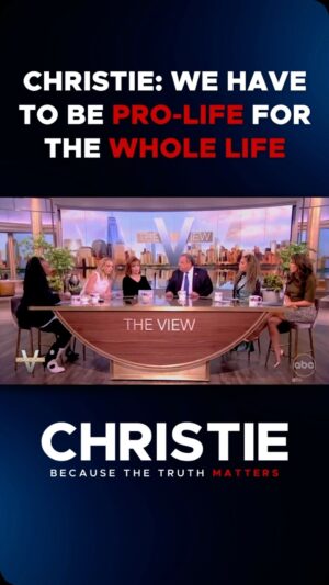 Chris Christie Instagram - I would not sign an abortion ban of any kind. If you’re going to be pro-life, how about we be pro-life for the whole life.