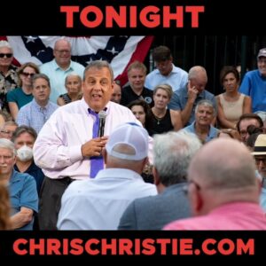 Chris Christie Instagram - Looking forward to being back in New Hampshire tonight for another town hall. 

I’m the only person in this race with the guts to take down Trump. You saw it at the debate, and you’ll see it again tonight. 

Watch live this evening at 6:30 PM ET at chrischristie.com