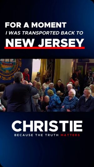 Chris Christie Instagram - For a moment, I was transported back to New Jersey. 

But she’s right. I am the only one taking the gloves off against @realDonaldTrump.
