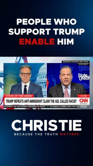 Chris Christie Instagram - Donald Trump’s actions are unacceptable. 

Those who support him are enabling him and should be ashamed of themselves.