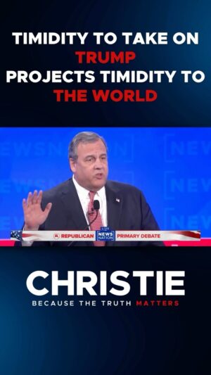 Chris Christie Instagram - Timidity to take on Trump will project timidity to the world and the world will notice.