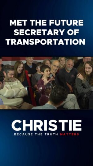 Chris Christie Instagram - It was great to have our next Secretary of Transportation at our town hall last week. #FITN