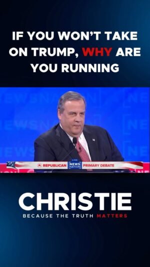 Chris Christie Instagram - I’m the only one willing to tell the truth about Trump. If you aren’t taking him on, you aren’t actually running for President.