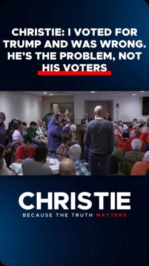 Chris Christie Instagram - I have no issue with people who have voted for Trump. I supported him, and I was wrong.

We know now that he was all talk with no action. That’s the difference between me and him. I like to get stuff done, not just talk about it.
