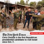 Chris Christie Instagram - I want the people of Israel to know that there are hundreds of millions of Americans who stand with them, who understand the atrocities that were committed, and why in the future we need to stand absolutely shoulder to shoulder with Israel. https://nyti.ms/3ucJKU8
