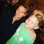 Chris Lamica Instagram - First time having a "younger me" on set. Not only was he such a dope kid, but has that hair gene 🔥🔥 ----- #actor #actorlife #setlife #withthegoodhair #dowhatyoulove