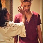 Chris Lamica Instagram - Make me pretty, @a_winning_blush #eya #actorlife #setlife #movie #latenights Photo By: Sami Barrows @lalalandrnr