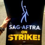 Chris Lamica Instagram – Picketing in solidarity with the writers and actors all across the country, as a proud member of @sagaftra 

Slide 1: Chopping it up with the homie @benanorris 

Slide 2: In action (Video credit: Barry King)

Slide 3: ✊🏻✊🏻✊🏻

#sagaftra #sagaftrastrong #sagaftrastrike Warner Brother Studios