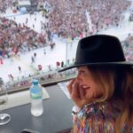 Chrissie Swan Instagram - Please enjoy these 3 minutes of Taylor Swift-induced sheer lady madness. There’s everything here - weeping, losing my mind, singing across the room with Montell - a magnificent prize winner (and total kindred spirit) from @thechrissieswanshow - and a woman who has waited 230 days for this very moment and doesn’t care a jot what anyone thinks of her unbridled joy. Also: I am insane. ❤️ Thankyou @mrjamierow for capturing these moments and still wanting me in your life 😂