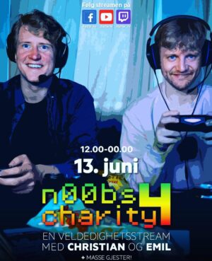 Christian Mikkelsen Instagram - På lørdag skal jeg og Emil spille Call of Duty  i 12 timer til inntekt for @drapenihavet og @antirasistisksenter! Vi får besøk av masse gjester og det blir forhåpentligvis gøy selv om vi er dårlige i gaming, og selv for deg som syns gaming er kjedelig!