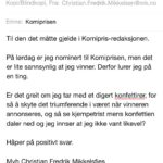 Christian Mikkelsen Instagram - På lørdag er det Komiprisen, jeg håper å kunne stille godt forberedt.