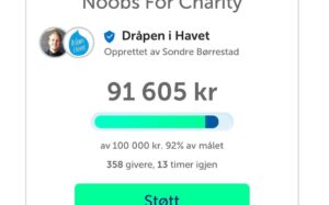 Christian Mikkelsen Instagram - Vi fikk samlet inn rundt 95 000 i går, (skal komme et par til!), til Antirasistisk senter og Dråpen i Havet! Fortsatt et par timer til om du vil hjelpe oss med å nå målet, men vi er uansett strålende fornøyd!
Takk til min partner @emilberntsen, tech-guru extraordinaire @sondrestad og alt-mulig-kvinne @kraah! Tusen takk til alle som donerte og hang med oss i en halvtime eller alle fjorten timene! Takk også til alle våre gjester som jeg har tagga i bildet! 
Takk også til Latter for location, utstyr og @kjetilhusoy ⚡️spleis.no/noobs4charity