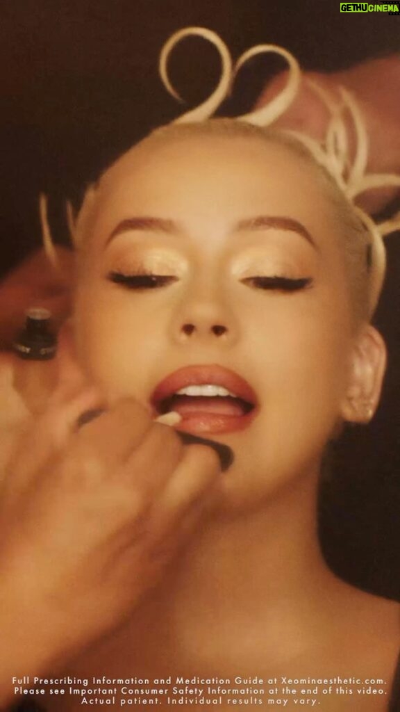 Christina Aguilera Instagram - Come GRWM for NYFW with @voguemagazine. Xeomin (incobotulinumtoxinA) @xeominaesthetic helps me maintain a beauty regimen and keep any frown lines in check so I show up supermodel ready. #SmartTox #ad _____________________________ Head-to-head studies evaluating the relative risk of immunogenicity due to the presence or absence of complexing/unnecessary proteins have not been performed. For Full Prescribing Information including Boxed Warning and Medication Guide, see @xeominaestheticpi. Xeomin® is an FDA-approved treatment used to temporarily improve the look of moderate to severe frown lines between the eyebrows (glabellar lines) in adults. Ask your doctor to tell you all about Xeomin. The effects of Xeomin may spread hours to weeks after injection causing serious symptoms. Alert your doctor right away as difficulty swallowing, speaking, breathing, eye problems or muscle weakness can be a sign of a life-threatening condition. Side effects may include allergic reactions or injection-site pain, eyelid drooping, and swelling. These are not all the possible side effects of XEOMIN. Call your doctor for medical advice about side effects. You may report side effects to FDA at 1-800-FDA-1088. Xeomin is available by prescription only. Intended for US audiences only.