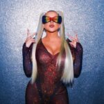 Christina Aguilera Instagram – show mode🌈👅💦