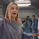 Christina Wolfe Instagram - The highs and lows of ‘Dr’ Cat Brandice! 🎢 With the season finale of The Ark out now, I wanted to say a huge thank you to everyone who has watched and supported our show. Never a dull moment playing this very fun and unpredictable character! All 12 eps available on @peacock now. Hope you enjoy watching as much as we loved making it! ❤️ @thearktvseries #deandevlin #jonathanglassner @syfy @electricentertainmentofficial @balkanicmedia Syfy Channel