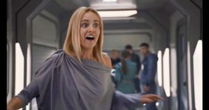 Christina Wolfe Instagram - The highs and lows of ‘Dr’ Cat Brandice! 🎢 
With the season finale of The Ark out now, I wanted to say a huge thank you to everyone who has watched and supported our show. Never a dull moment playing this very fun and unpredictable character!
All 12 eps available on @peacock now. Hope you enjoy watching as much as we loved making it! ❤️

@thearktvseries #deandevlin #jonathanglassner @syfy @electricentertainmentofficial 
@balkanicmedia