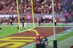 Christine Nguyen Instagram - Great game, but way too close for comfort!  #FightOn #USC #Trojans