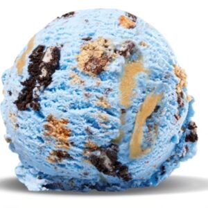 Christine Nguyen Instagram - Get it before it's gone!  June flavor of the month at #BaskinRobbins #cookiemonster So good!