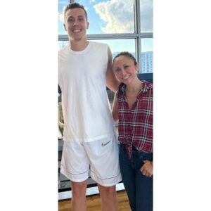 Christine Nguyen Instagram - Let's go #Heat 🏀🔥🏀
Game 1 #NBAFinals tonight!

#DuncanRobinson #3points #swoosh #nothingbutnet
