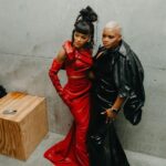 Claire Sulmers Instagram - #artbasel dispatch: even more fab photos have filed in from @teyanataylor ‘s 33rd birthday party @rickowensonline Miami featuring @nikkitaylor1234 @leomieanderson @tyrone_dylan @ecambage @lex_a_s @ash3nicole 💣 Cheers to #thebomblife #miamibeach baby🥂 📸 @insurgovisuals Look: @vchelabel / @kwameaduseionline #teyanataylor #rickowens #kwameadusei #clairesulmers Rick Owens Miami