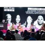 Claire Sulmers Instagram - “It was all a dream. Turning your dreams into creative currency.” During #artbasel , I had the pleasure of hitting the stage at #EarnYourMasters and sit alongside amazing creatives and business women @clairesulmers @torinichel @inspirebytyler and @jackhoward_gems to chat financial literacy and creative currency. School doesn’t always teach us the practical tools we need to succeed as entrepreneurs! Thank you @UnitedMasters @Ally and @EarnYourLeisure, for creating a space where we can learn from and empower each other💣 See some of my #financetips on my @tiktok @clairesulmers !! Dress: @houseofcb . To have me wear your brand or speak at your next event, e-mail book@clairesulmers.com. 📸 @pur51photography #clairesulmers #thebomblife #artbasel #earnyourleisure #ally #houseofcb #miamiartbasel
