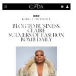 Claire Sulmers Instagram - Thank you @cfda and @_karyl_j_true for this wonderful feature! I am truly honored! An excerpt, “Our mission-vision-purpose is to be the change we want to see in the world and to be reflective of the diversity and the beauty we see in the streets. To showcase dope fashion, regardless of race, socio-economic background, size, color, shape, and age. To be a beacon of light and positivity in the fashion industry.” My mother also said, “thanks for the shout out,” with the following: ““I come from a family of fashion notables. My maternal grandfather, Haisley Newton, owned a tailor shop in Nassau, Bahamas – where he designed bespoke clothing. Aptly named Boog’s Master Touch, because he loved to dance the “Boogie Woogie.” My paternal grandmother, Odette Rigaud Sulmers, was a couturier, and my mother, Jennifer Newton, learned how to sew from my grandfather, and attended The High School of Fashion Industries here in New York City and can make anything under the sun. I come from a legacy of fashion and entrepreneurship, and I am very proud of that.” Read more at the link in my bio. GOD is great!! 📸 @mrdblanks #thebomblife #presspresspresspresspress #clairesulmers Council of Fashion Designers of America (CFDA)